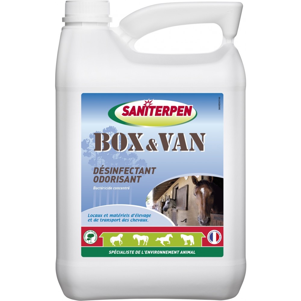 Saniterpen Box Van Desinfectant Odorisant Pour Vos Chevaux