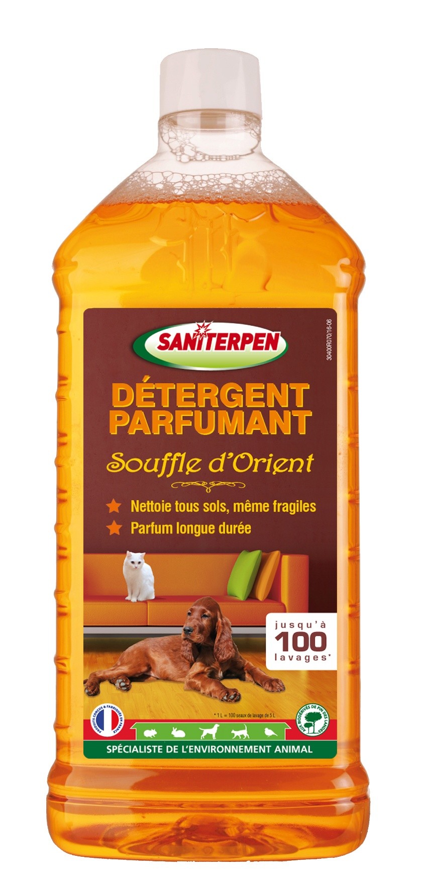 Saniterpen Détergent Parfumant Flacon 1 L